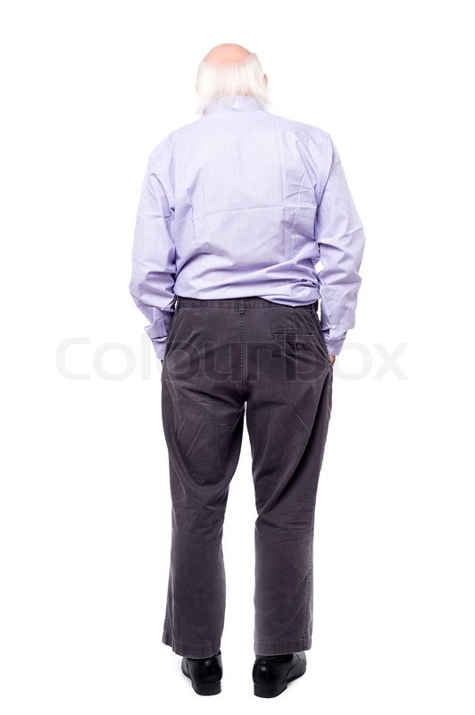 Full length shot of an old man from | Stock image | Colourbox