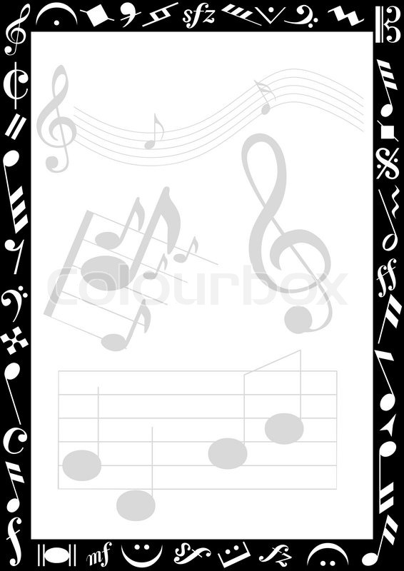 Hintergrund, lied, clipart Colourbox