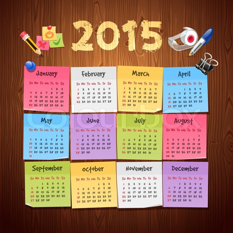 office calendar 2015