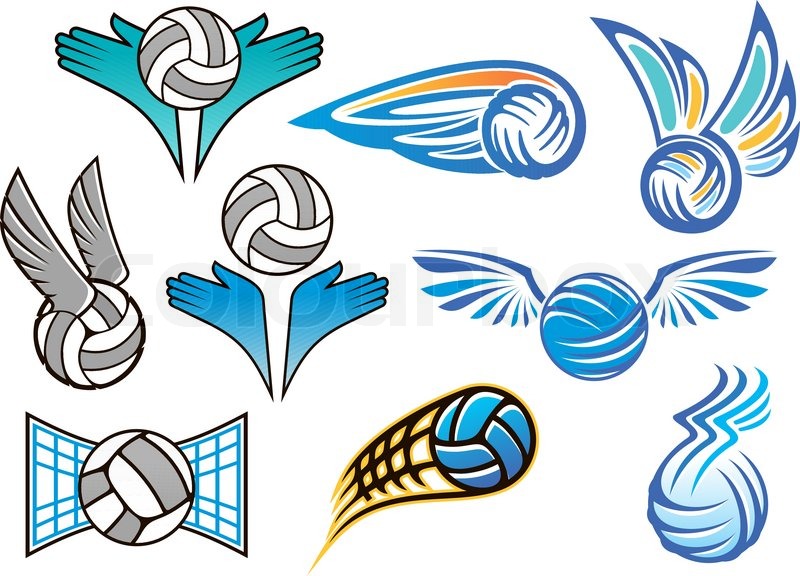 sporting volleyball emblems and designs with angel wings sporting volleyball emblems and designs with angel wings