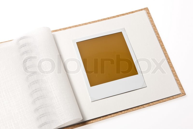 isolated-empty-photo-in-a-photo-album-stock-photo-colourbox