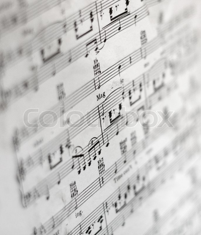 Musiknoten | Stock Bild | Colourbox