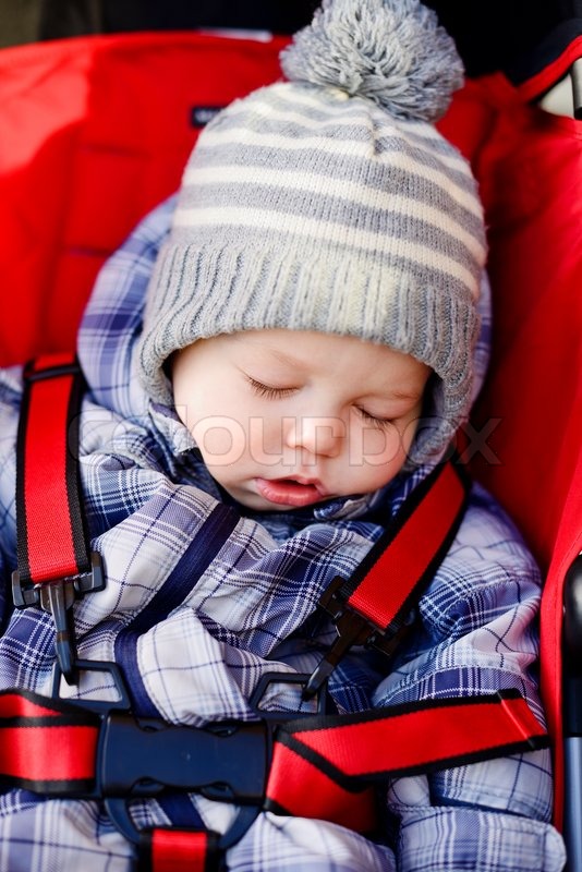 red stroller for boy