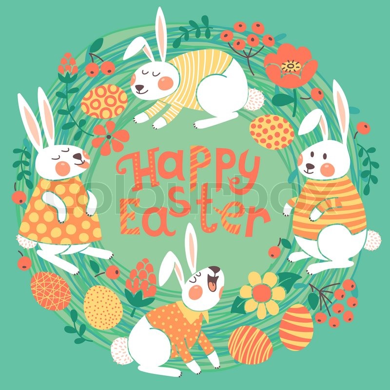 happy easter card