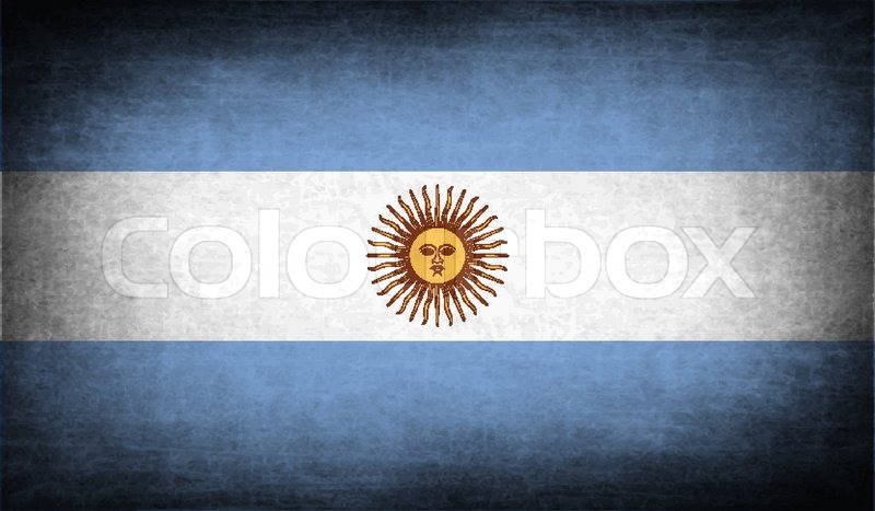 Flag of with old texture. Vector | Stock vector | Colourbox