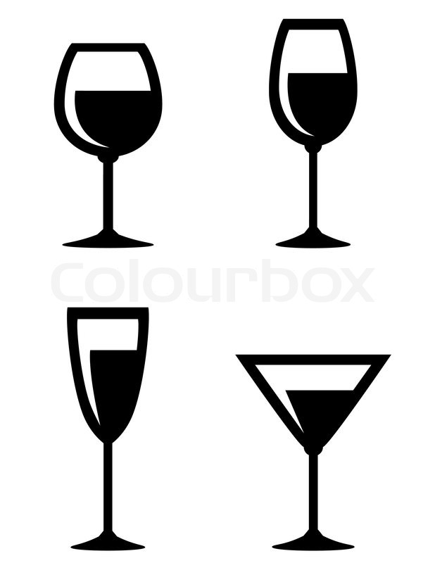 clipart party wine glass - photo #15