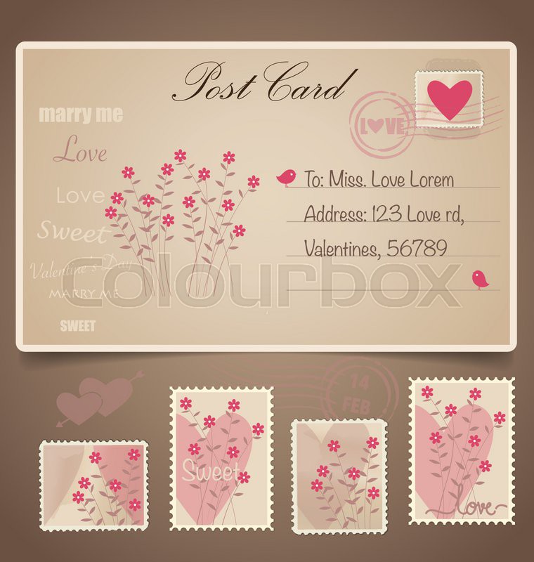 post card invitation