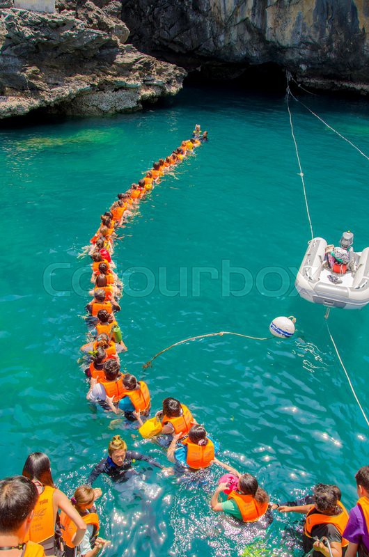 Trang Thailand June 11 Emerald Cave Stock Image Colourbox