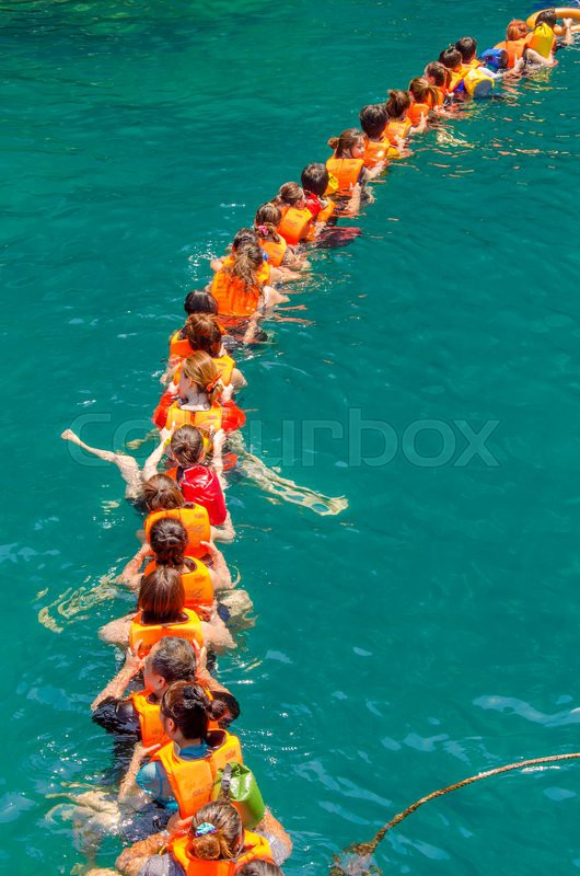 Trang Thailand June 11 Emerald Cave Stock Image Colourbox