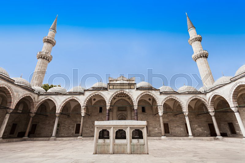 Osmanisch, bauweise, minarett | Stockfoto | Colourbox