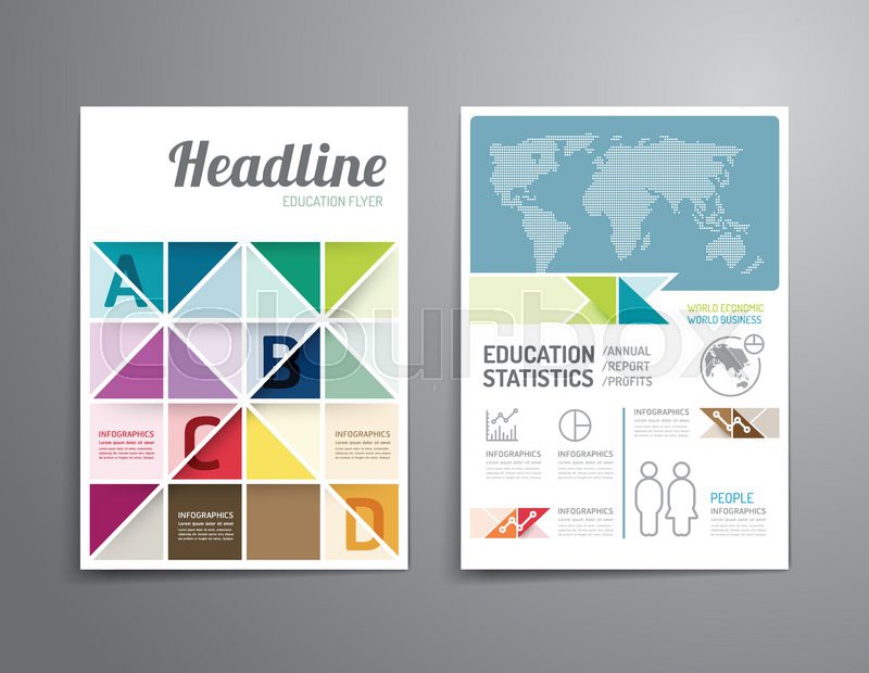 vector brochure flyer magazine cover booklet poster design