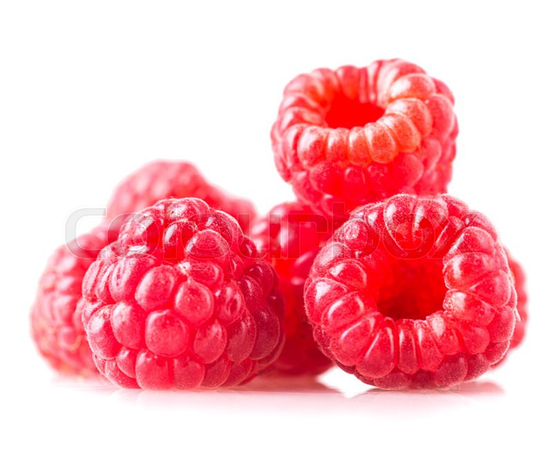 Raspberry Isolated on white background | Stock image | Colourbox