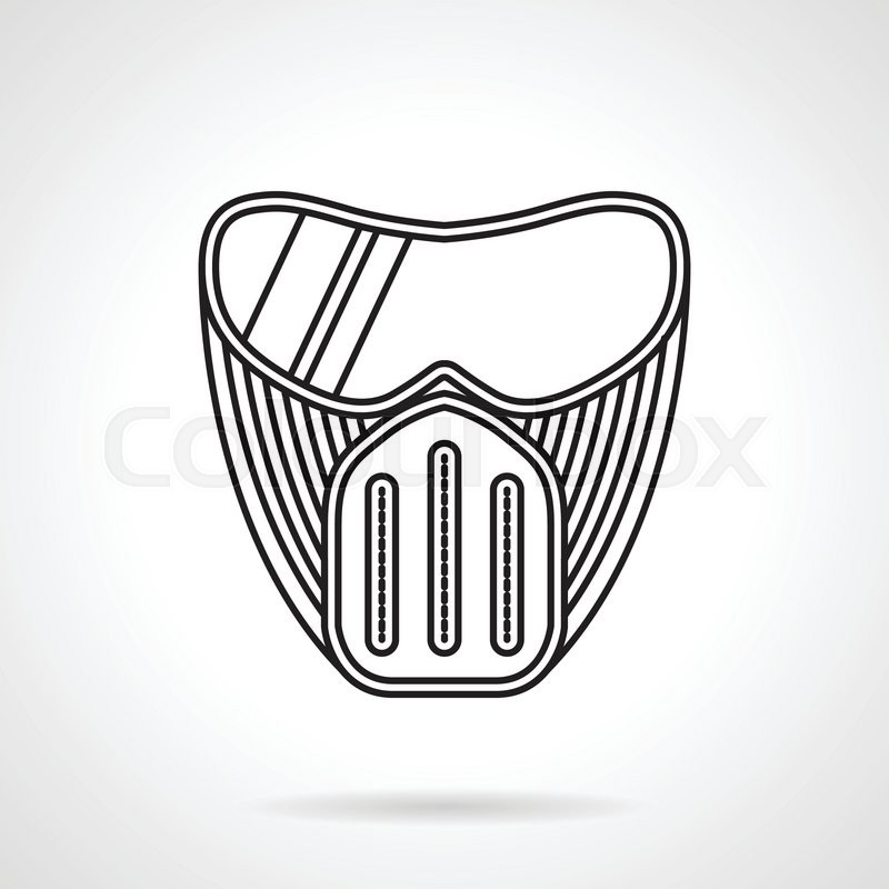 Paintball Mask Drawing