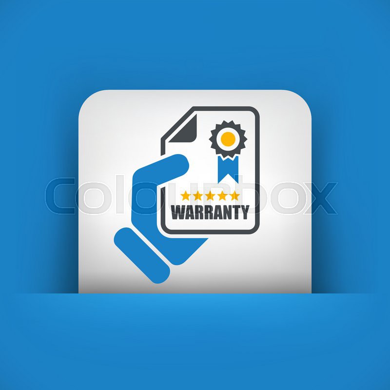 Warranty icon Stock vector Colourbox