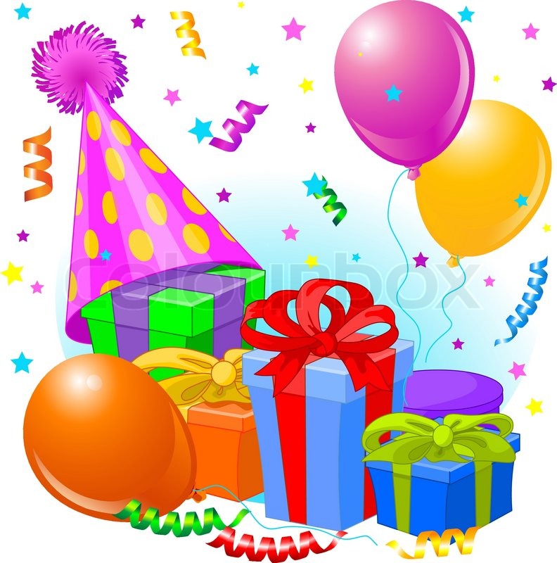 Clipart Birthday Decorations - ceria selalu