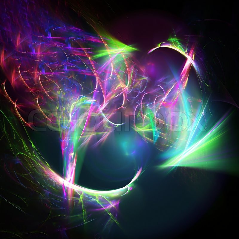 Abstract background. Green - purple | Stock Photo | Colourbox