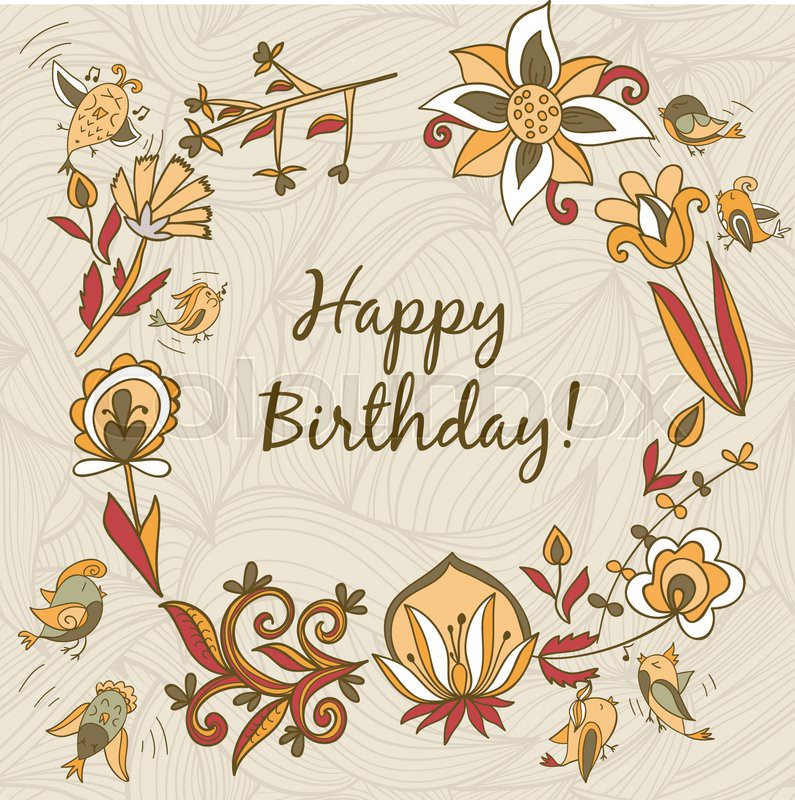 birthday card frame download