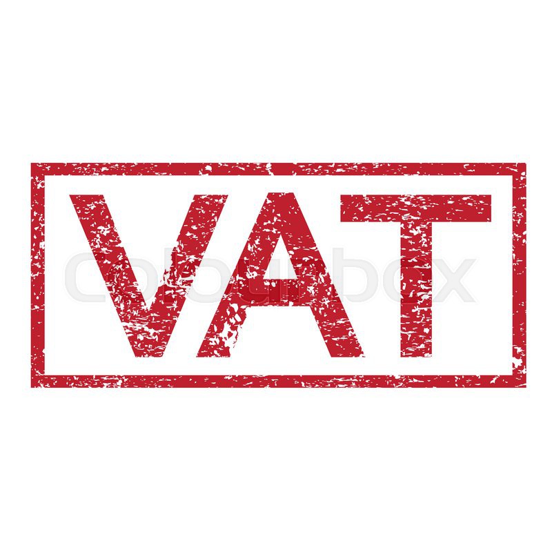 Stamp text VAT Stock vector Colourbox