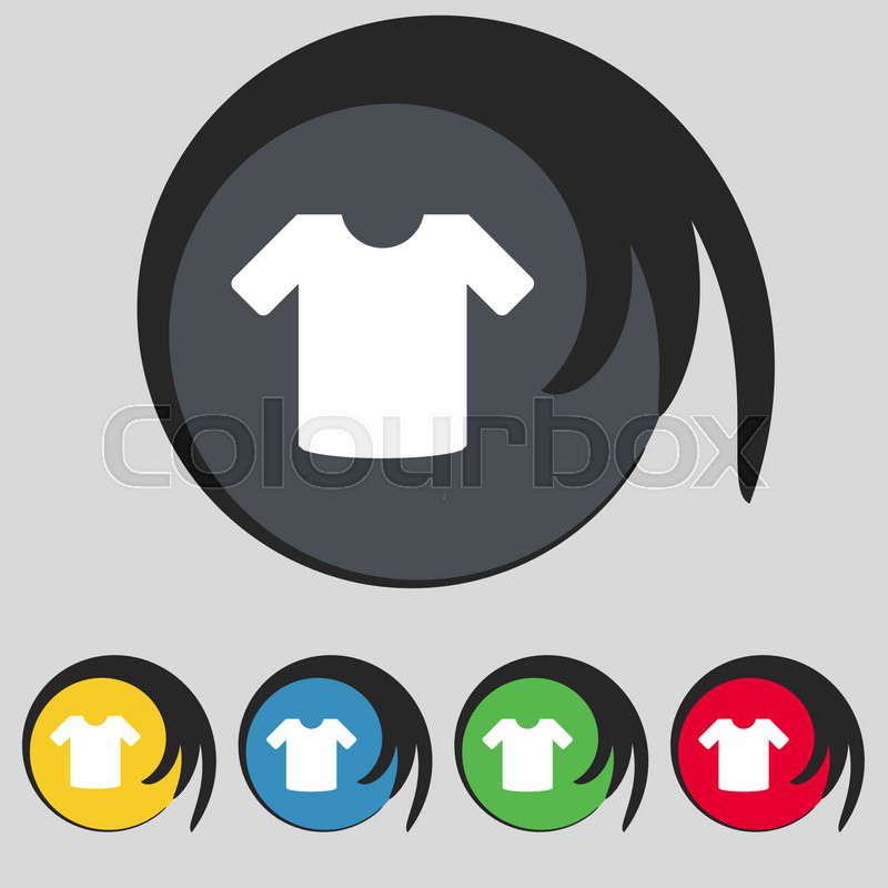 Tshirt, Clothes icon sign. Symbol on Stock vector Colourbox