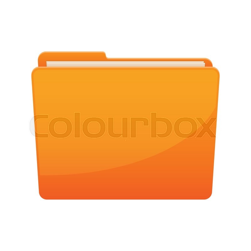 Illustration of an isolated orange ... | Stock vector | Colourbox