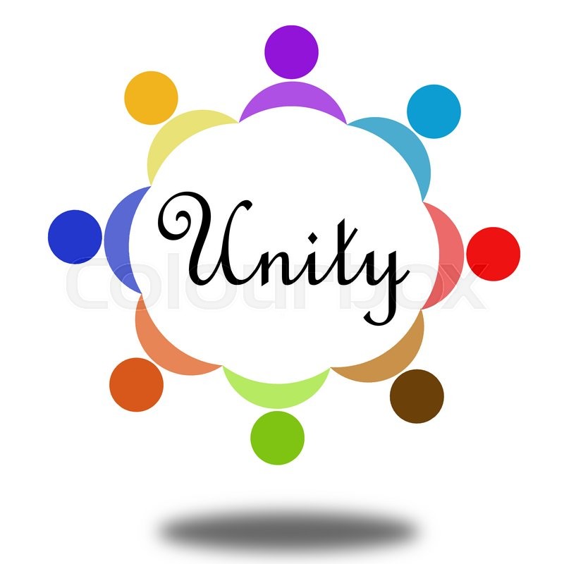 Unity circle concept image with hires Stock image Colourbox