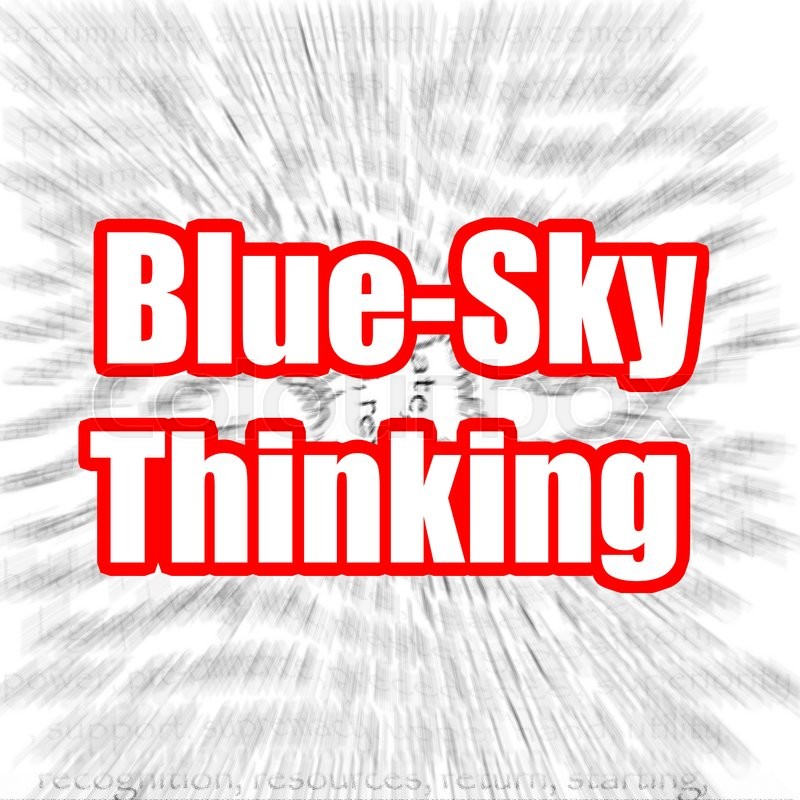 Blue Sky Thinking Concept Image With Stock Image Colourbox Blue Sky Thinking Concept Image With Stock Image Colourbox