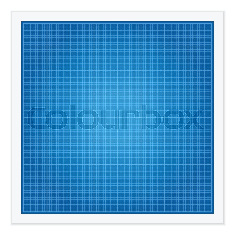 Blueprint paper on a white background. | Stock vector | Colourbox