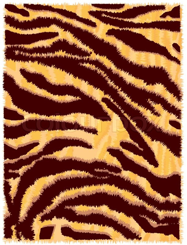 Background tiger skins | Stock vector | Colourbox