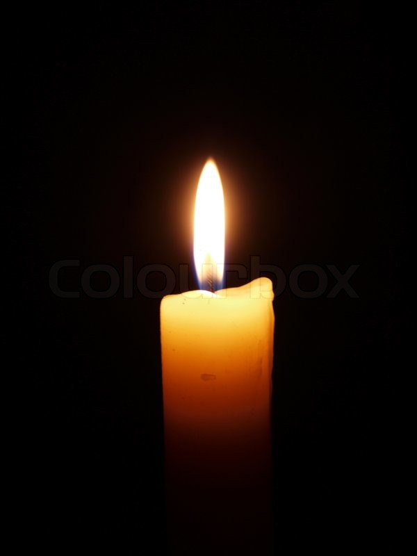 Candle On Black Background Stock Image Colourbox Candle On Black Background Stock Image Colourbox