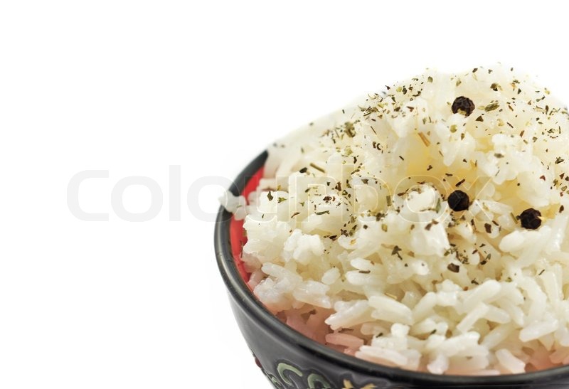 Gekochtem Reis, croped Bild, geringe ... | Stock Bild | Colourbox