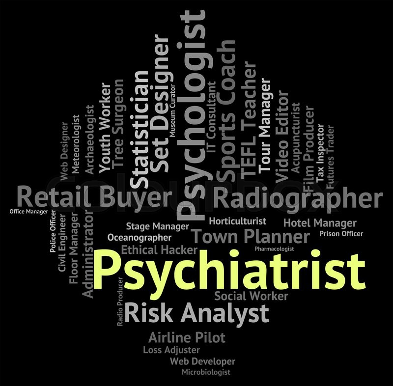 Psychiatrist Job Means Personality Stock image Colourbox