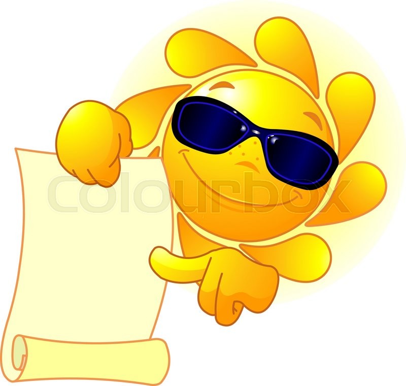 Sonne, zeichnung, ausdruck | Vektorgrafik | Colourbox