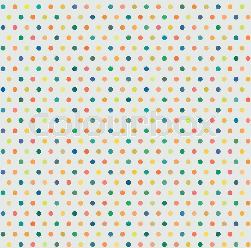 Abstract polka dots background, pastel | Stock vector | Colourbox