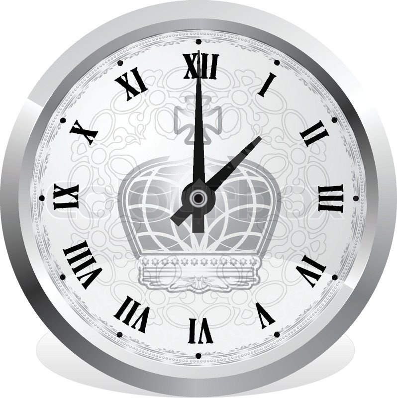 Vintage Clock | Stock vector | Colourbox