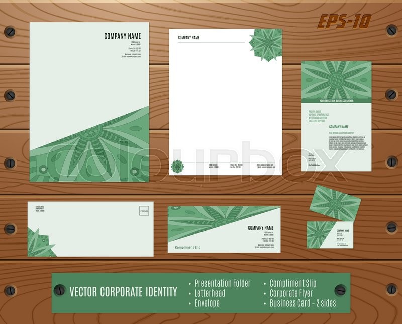 collection of corporate identities: presentation folder collection of corporate identities: presentation folder, Presentation templates