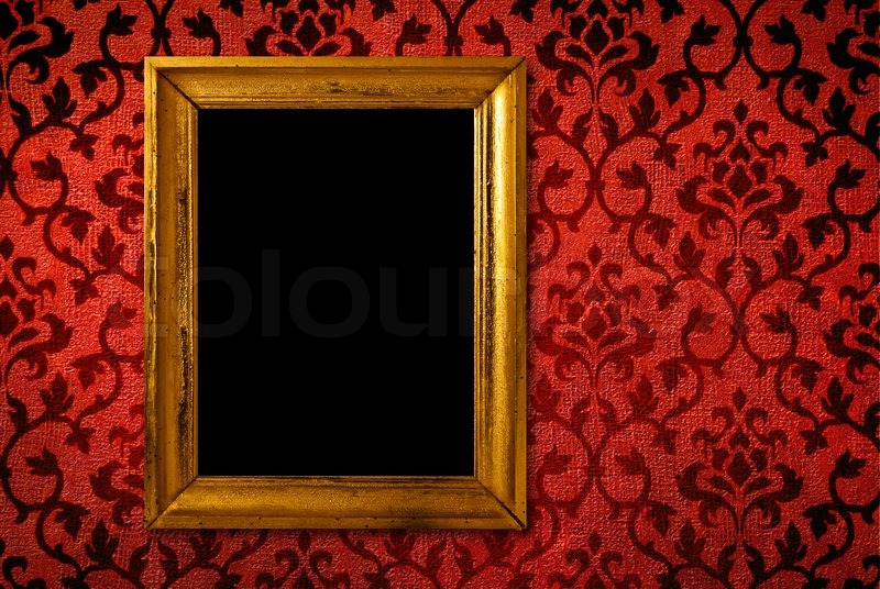 gold and red vintage background