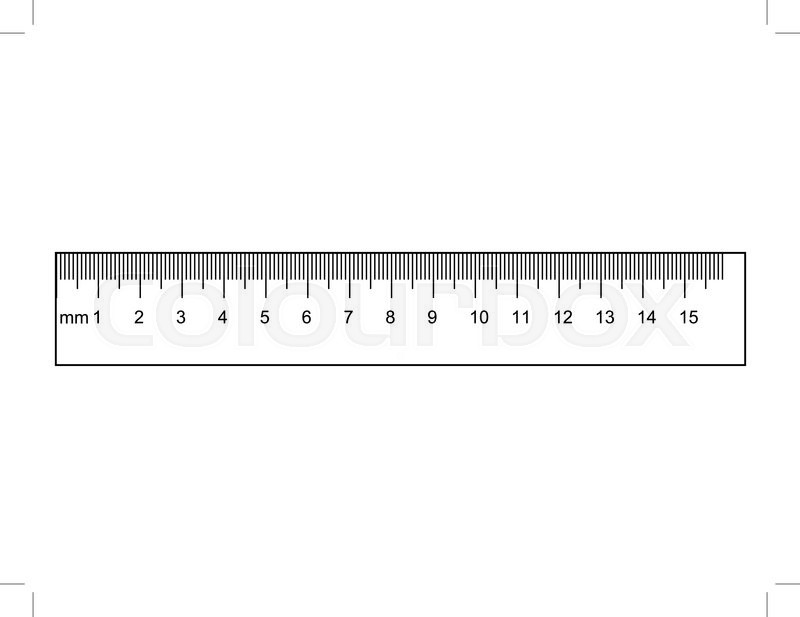 Outline Illustration Of Ruler Stock Vector Colourbox Outline Illustration Of Ruler Stock Vector Colourbox