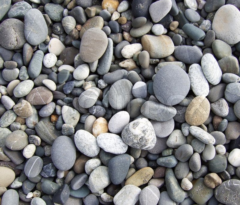 Kieselsteine groß wie ein Hintergrund Stock Bild Colourbox