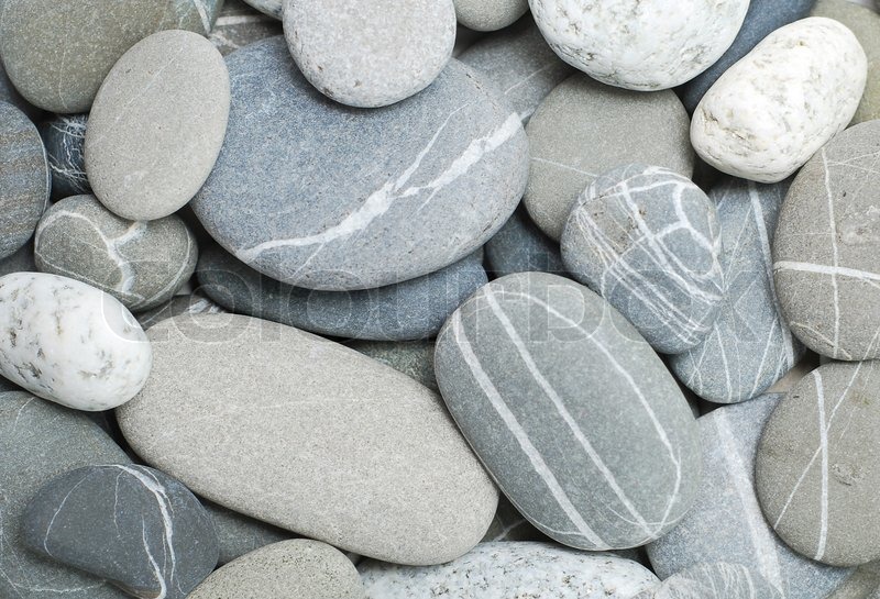 Kieselsteine groß wie ein Hintergrund Stock Bild Colourbox
