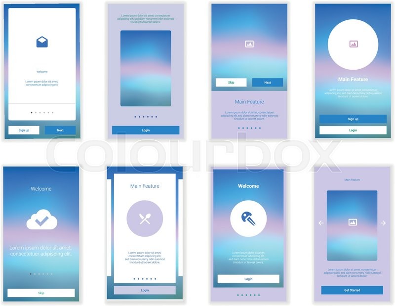 user interface template