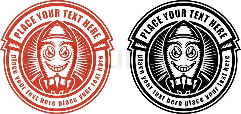round logo template