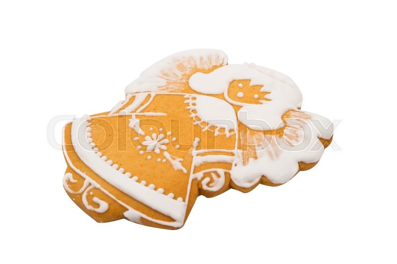 Gingerbread Angel on a white background | Stock Photo | Colourbox