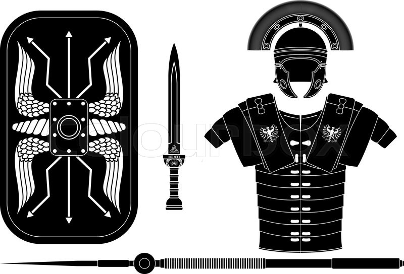 Roman armor | Stock vector | Colourbox