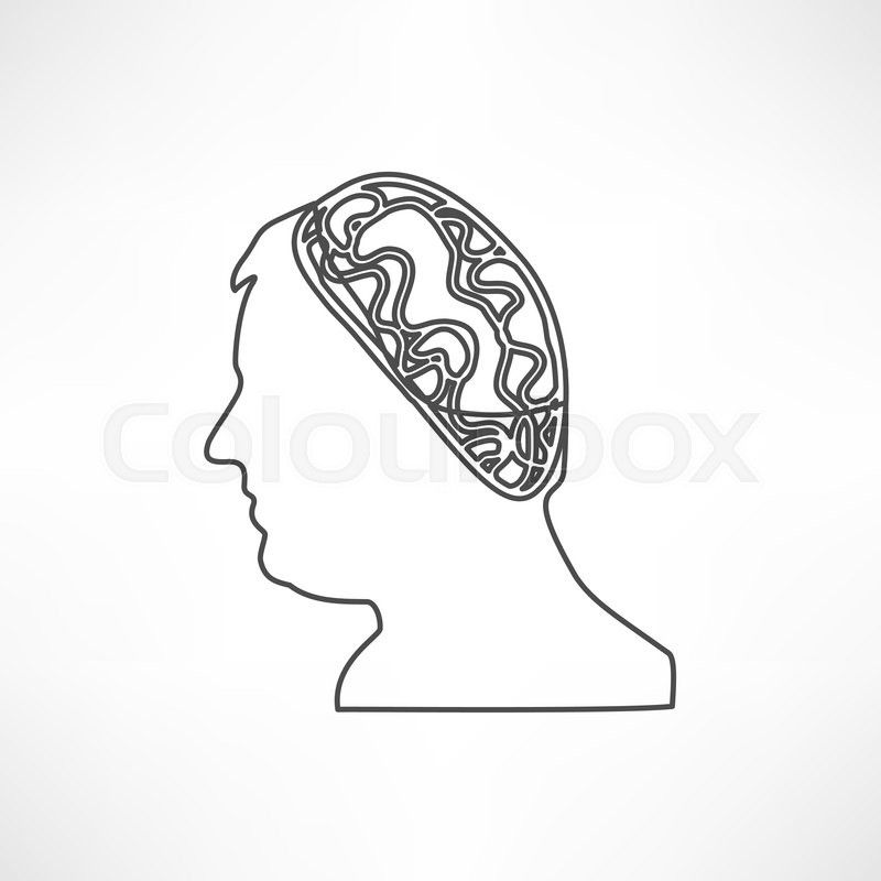 Gear head icon | Stock Vector | Colourbox