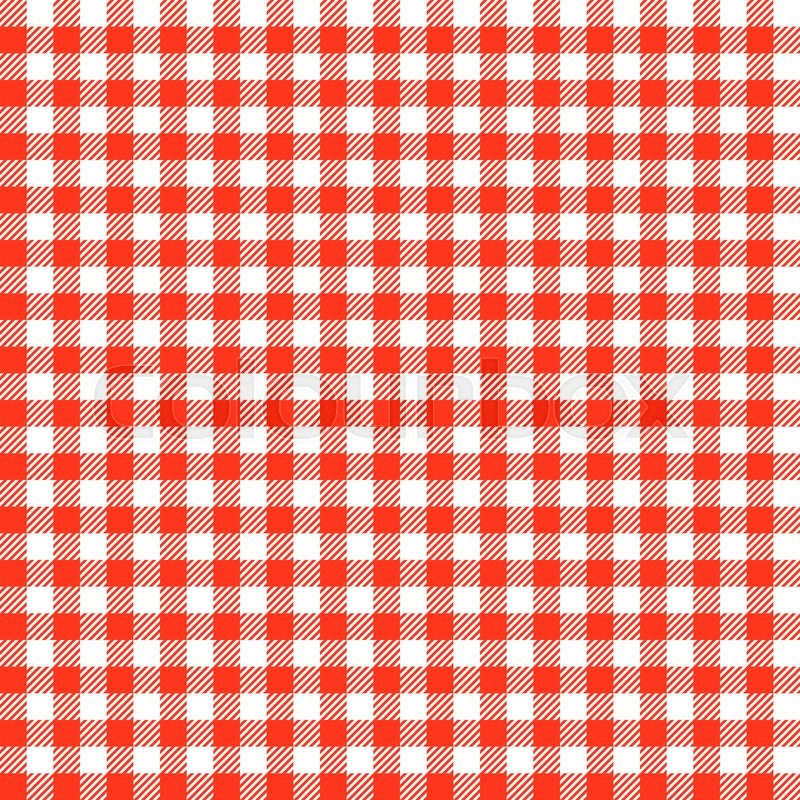 Vintage checkered table cloth | Stock vector | Colourbox