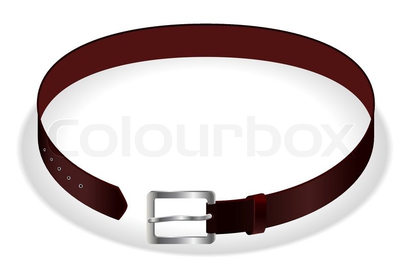 Vector leather belt | Stock Vector | Colourbox