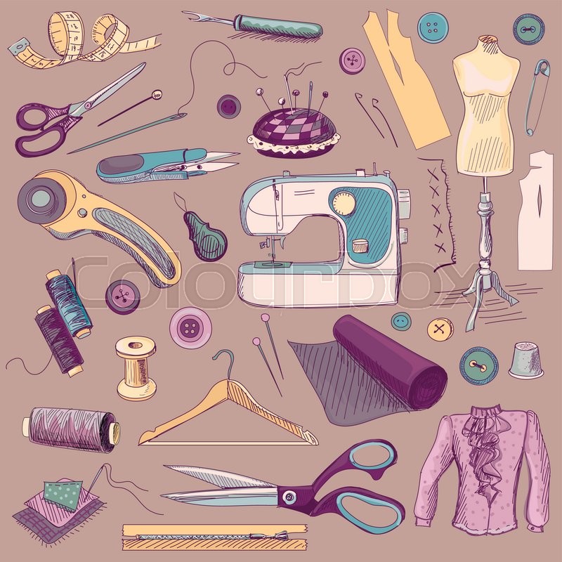 Schneider, material, fingerhut Colourbox