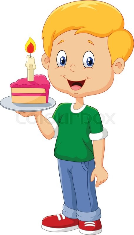 Vector Illustration Of Little Boy Stock Vector Colourbox