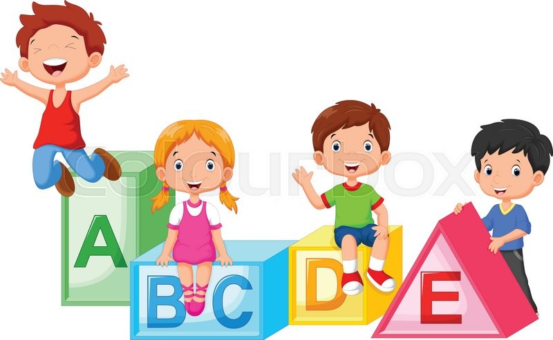 vector illustration of happy school children playing with alphabet blocks stock vector colourbox - Images Of Children Playing At School vector illustration of happy school children playing with alphabet blocks stock vector colourbox - Images Of Children Playing At School