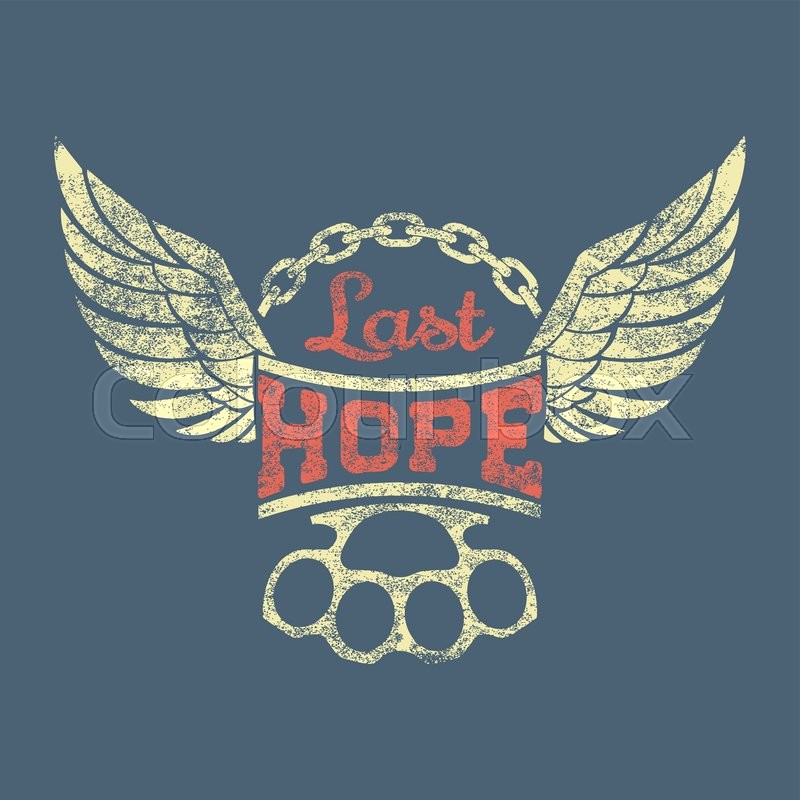 "Last hope" vector illustration. ... | Stock vector | Colourbox